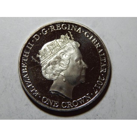Gibraltar 1 Crown 2017 PROOF č36164