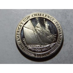 Isle of Man 1 Crown 1987 loď PROOF č36367