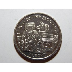 Isle of Man 1 Crown 2000 První muž na měsíci UNC č36089