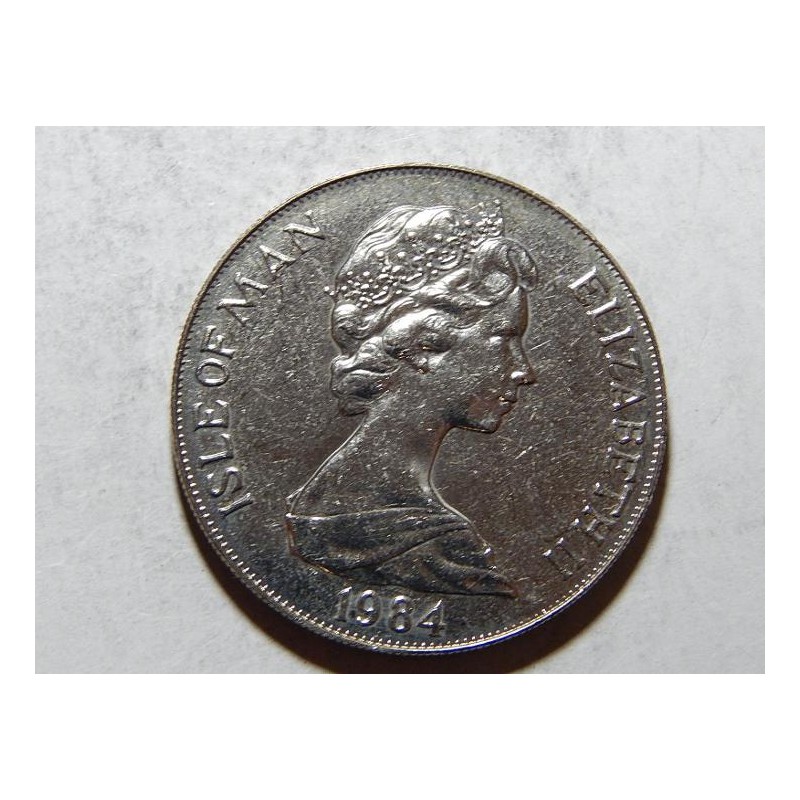 Isle of Man 1 Crown běh 1984 UNC č36325 Isle of Man 1 Crown běh 1984 UNC č36325