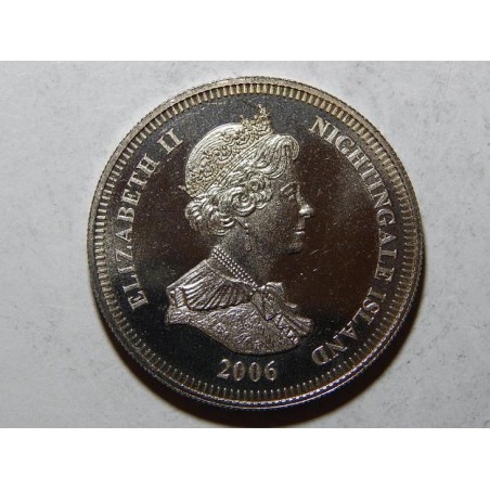 Nightingale Island 1 Crown 2006 Ag 925 PROOF č36217