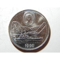 Svatá Helena 25 Pence 1980 XF-UNC č36166
