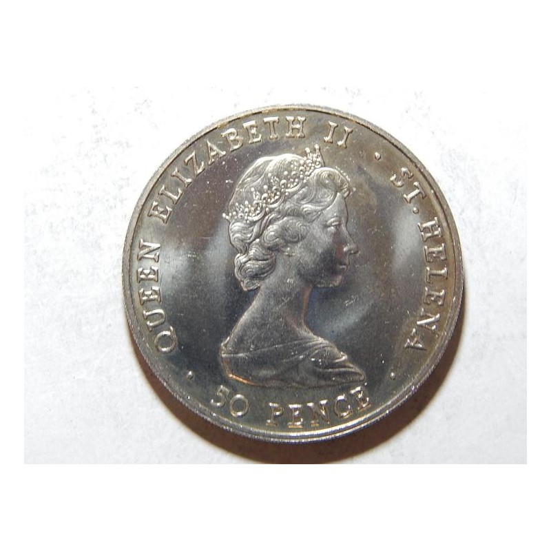 Svatá Helena 50 Pence 1984 UNC č36299 Svatá Helena 50 Pence 1984 UNC č36299