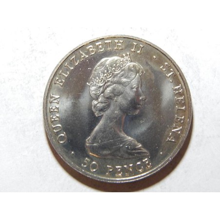 Svatá Helena 50 Pence 1984 UNC č36299