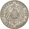 Německo Württemberg Wilhelm II. 5 Mark 1908 F RR XF-UNC č00098  