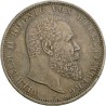 Německo Württemberg Wilhelm II. 5 Mark 1908 F RR XF-UNC č00098  