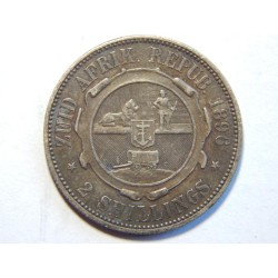 Jižní Afrika 2 Shillings 1896 Ag RR XF č00043