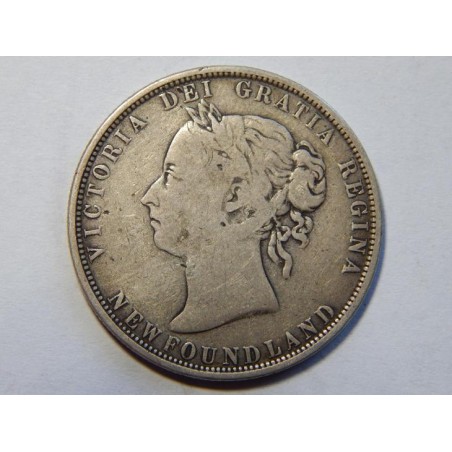 New Foundland 50 Cents 1882 H RRR Ag VF č00058
