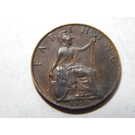 Anglie 1 Farthing 1920 XF č39195