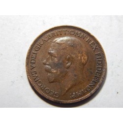 Anglie 1 Farthing 1920 XF č39195