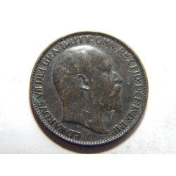 Anglie 1 Farthing 1902 XF č38316