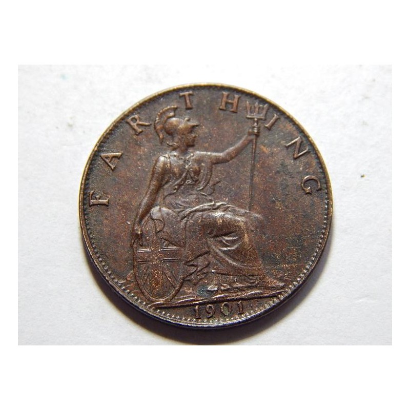 Anglie 1 Farthing 1901 UNC č39172 Anglie 1 Farthing 1901 UNC č39172