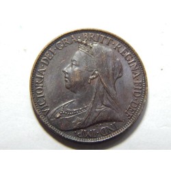 Anglie 1 Farthing 1901 UNC č39172