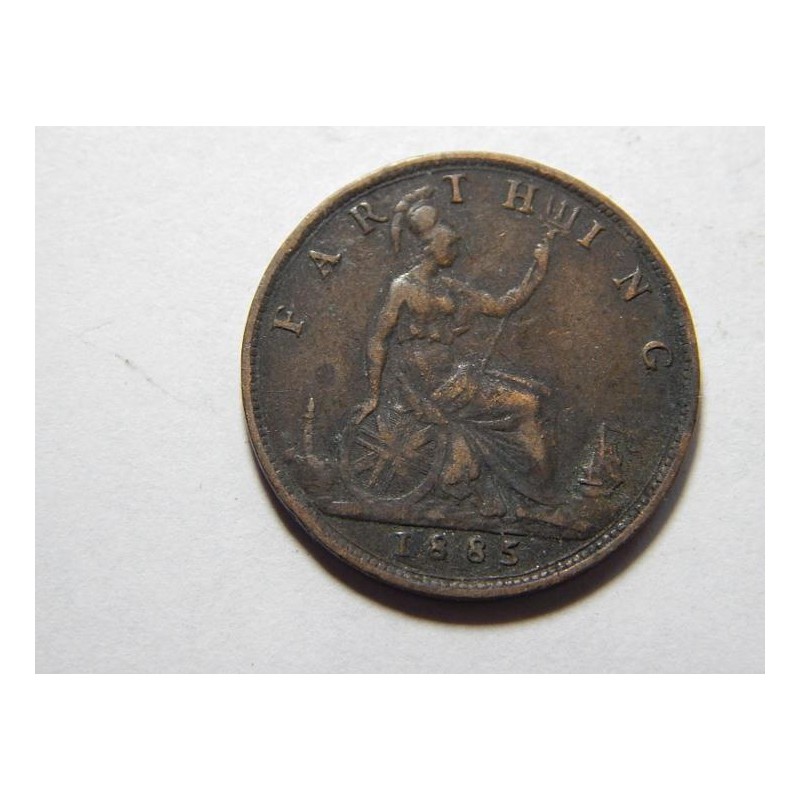 Anglie 1 Farthing 1885 XF č39150 Anglie 1 Farthing 1885 XF č39150