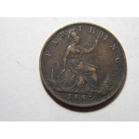 Anglie 1 Farthing 1885 XF č39150