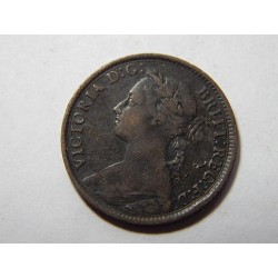 Anglie 1 Farthing 1884 VF č39140