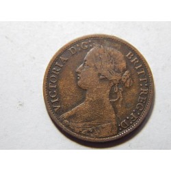 Anglie 1 Farthing 1875 VF-XF č39198