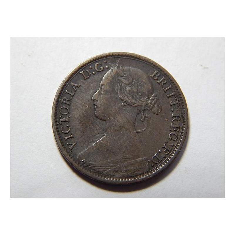 Anglie 1 Farthing 1866 XF č39135 Anglie 1 Farthing 1866 XF č39135