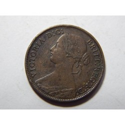 Anglie 1 Farthing 1864 XF č39146
