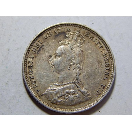 Anglie 1 Shilling 1887 Ag UNC č39665