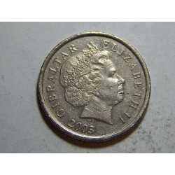 Gibraltar 10 Pence 2003 XF č39679