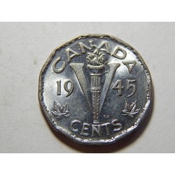 Kanada 5 Cents 1945 XF č39175