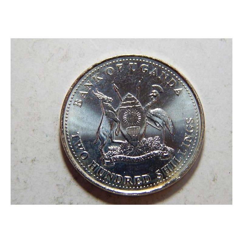 Uganda 200 Shillings 2003 UNC č39696 Uganda 200 Shillings 2003 UNC č39696
