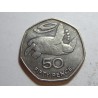 Svatá Helena 50 Pence 1984 XF-UNC č39678