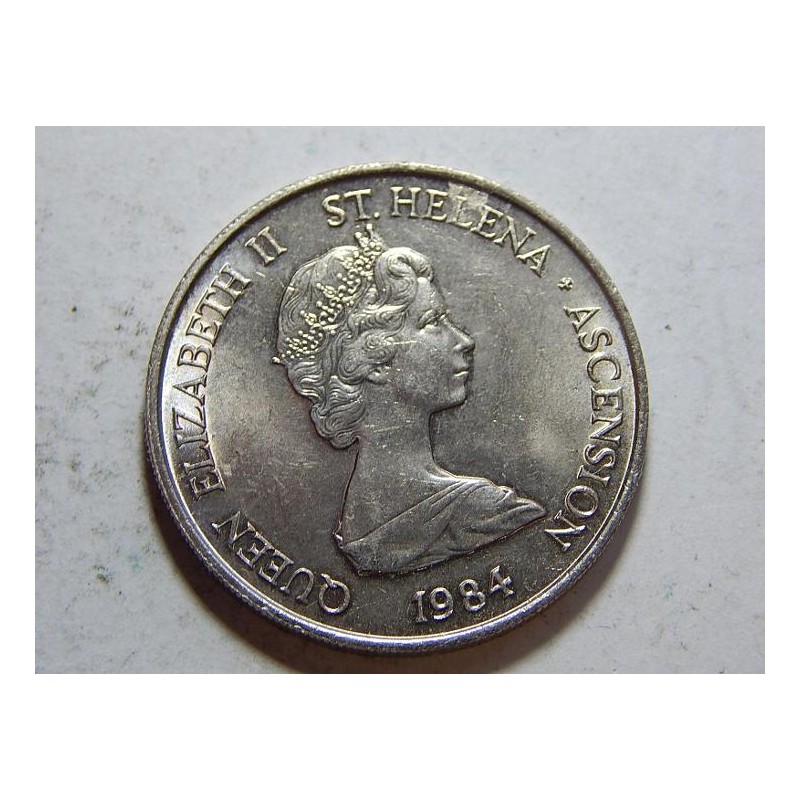 Svatá Helena 10 Pence 1984 UNC č39668 Svatá Helena 10 Pence 1984 UNC č39668