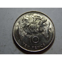 Svatá Helena 10 Pence 1984 UNC č39668