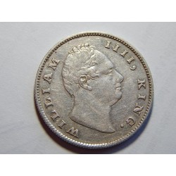 Britská Indie William IIII. 1 Rupee 1835 F Ag XF č00122