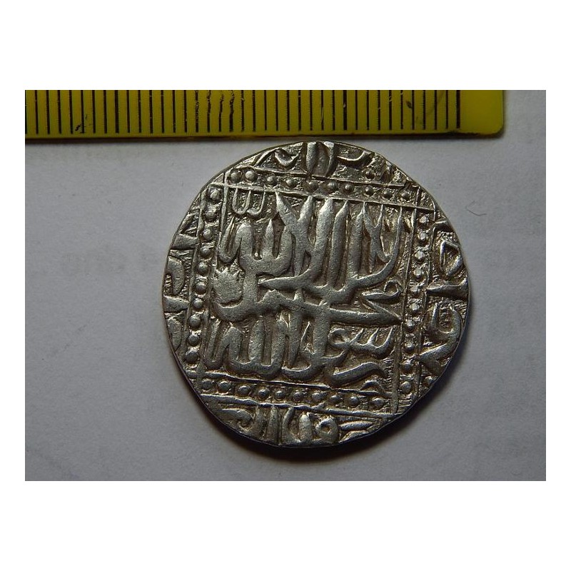 Indie Mughal Empire AHMEDABAD 1 Rupee 1573 Ag XF RRR 11.41g27mm č00124 Indie Mughal Empire AHMEDABAD 1 Rupee 1573 Ag XF RRR 11.41g27mm č00124