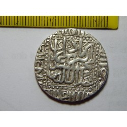 Indie Mughal Empire AHMEDABAD 1 Rupee 1573 Ag XF RRR 11.41g27mm č00124