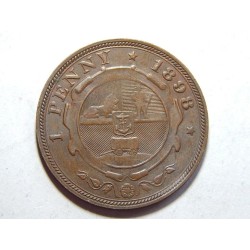 Jižní Afrika 1 Penny 1898 UNC č00121