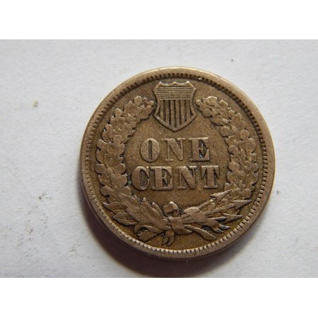 USA 1 Cent 1863 Indián XF-UNC č00223