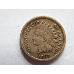 USA 1 Cent 1863 Indián XF-UNC č00223