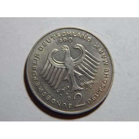 Německo BRD 2 Mark 1990 D XF-UNC č36513