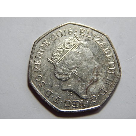 Anglie 50 Pence 2016 plavání UNC č39727