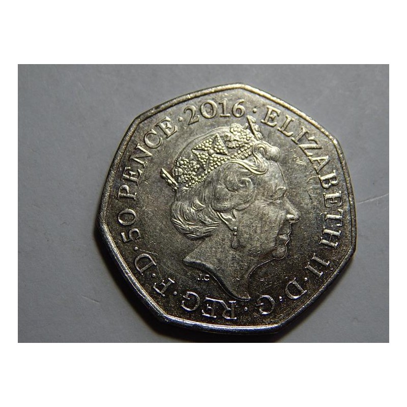 Anglie 50 Pence 2016 plavání UNC č39729 Anglie 50 Pence 2016 plavání UNC č39729