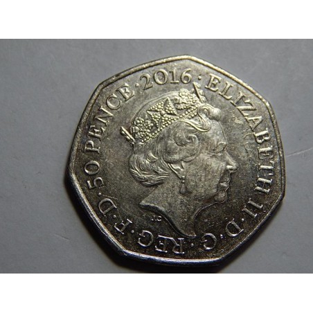 Anglie 50 Pence 2016 plavání UNC č39729