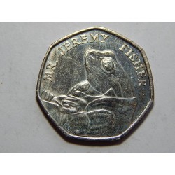 Anglie 50 Pence 2017 Mr. Jeremy Fisher UNC č39728