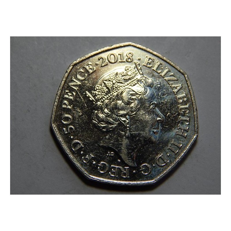Anglie 50 Pence 2018 Paddington UNC č39731 Anglie 50 Pence 2018 Paddington UNC č39731