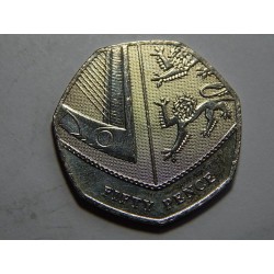 Anglie 50 Pence 2019 UNC č39716
