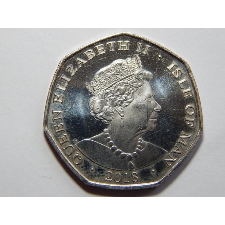 Isle of Man 50 Pence 2018 Coronation Oath UNC č39700