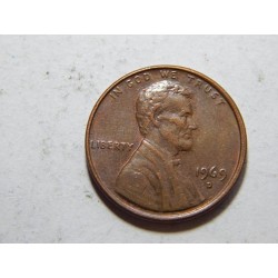 USA 1 Cent 1969 D XF č37147 