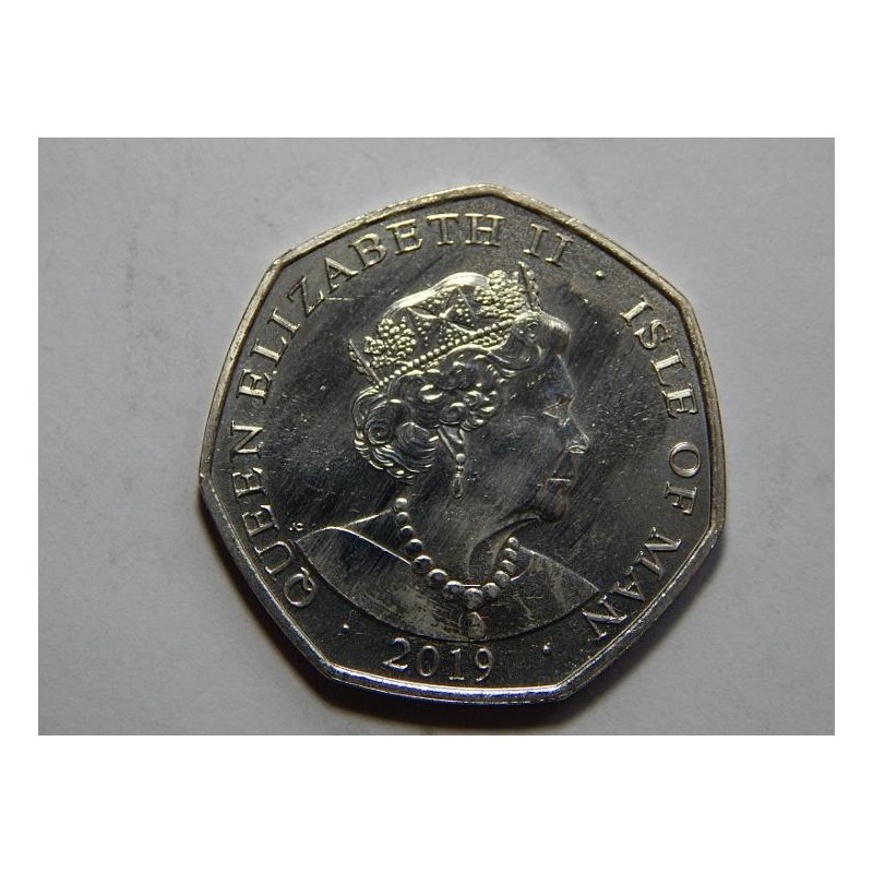 Isle of Man 50 Pence 2019 Crocodile UNC č39708 Isle of Man 50 Pence 2019 Crocodile UNC č39708