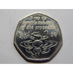 Isle of Man 50 Pence 2019 Crocodile UNC č39708