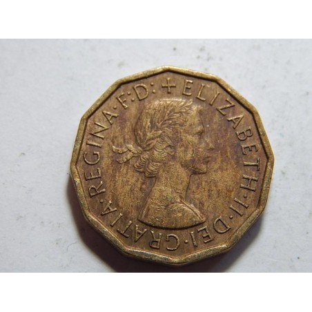 Anglie 3 Pence 1966 XF č38369 