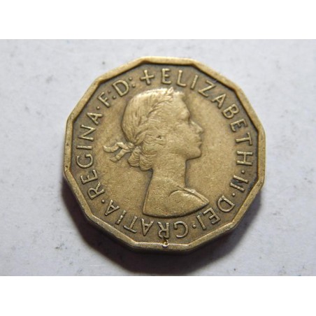 Anglie 3 Pence 1962 XF č37181 