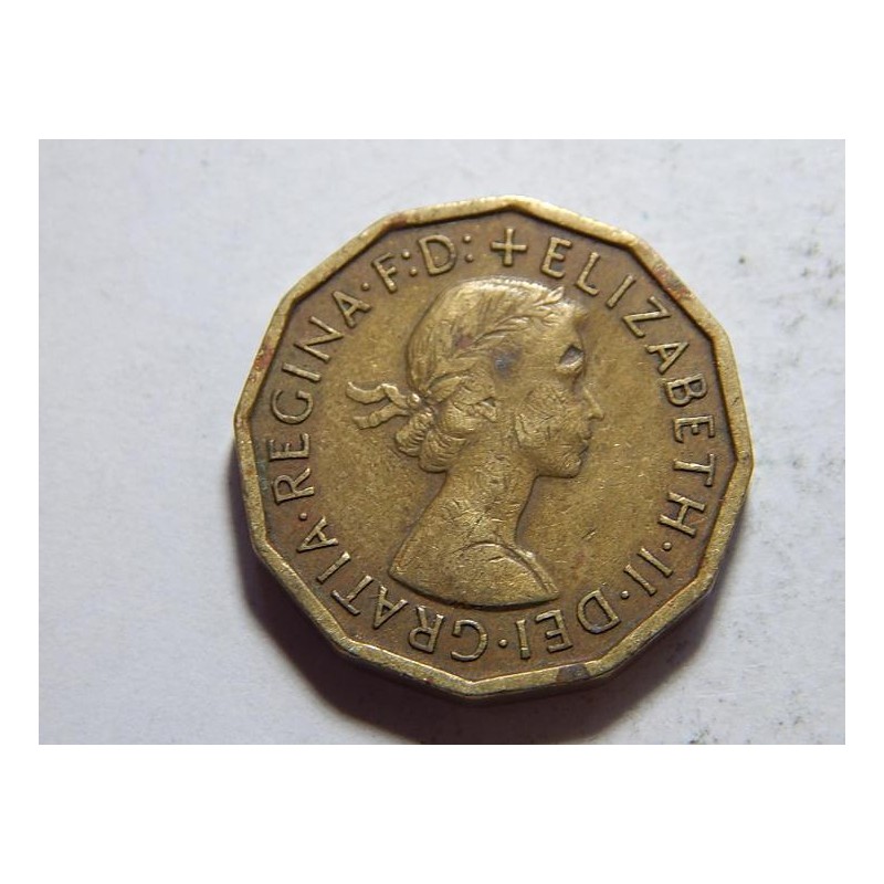 Anglie 3 Pence 1962 XF č37252 Anglie 3 Pence 1962 XF č37252